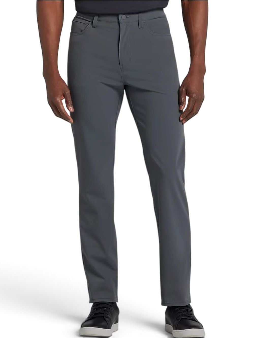 NWT Kenneth Cole Awearness Chillflex Modern Fit Pants Charcoal Gray 44X32